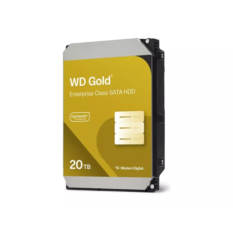 WD Gold WD203KRYZ - Disco rígido - Enterprise - 20TB - interno - 3,5 (8,9 cm) - SATA 6Gb/s - 7200 rpm - Cache: 512MB (WD203KRYZ)