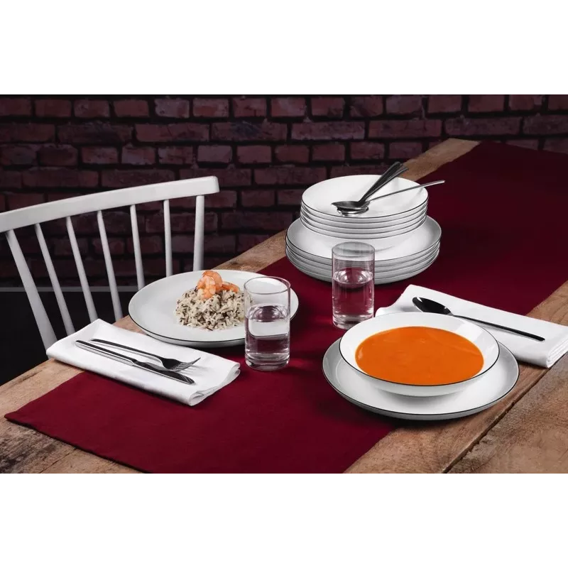 Seltmann Weiden Lido redondo porcelana branco 12 unid.