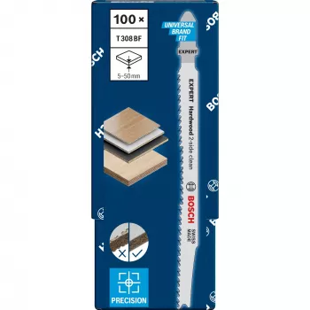 Bosch 2 608 900 546 Lâmina de serra de recortar/serra de sabre/serra recíproca lâmina de serra de recortar bimetal 100 peças