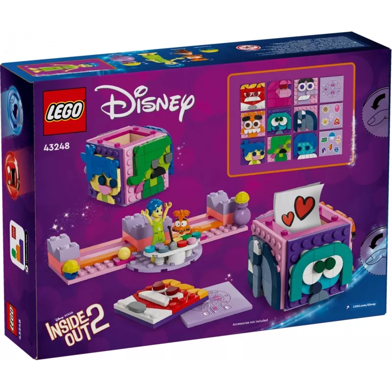 Brinquedo de construção LEGO Disney Pixar Divertida-Mente 2 conjunto de dados de emoções 43248