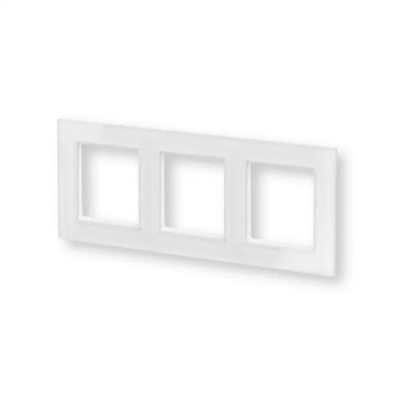eQ-3 Homematic IP 162147A1 Moldura de vidro, tripla, branco