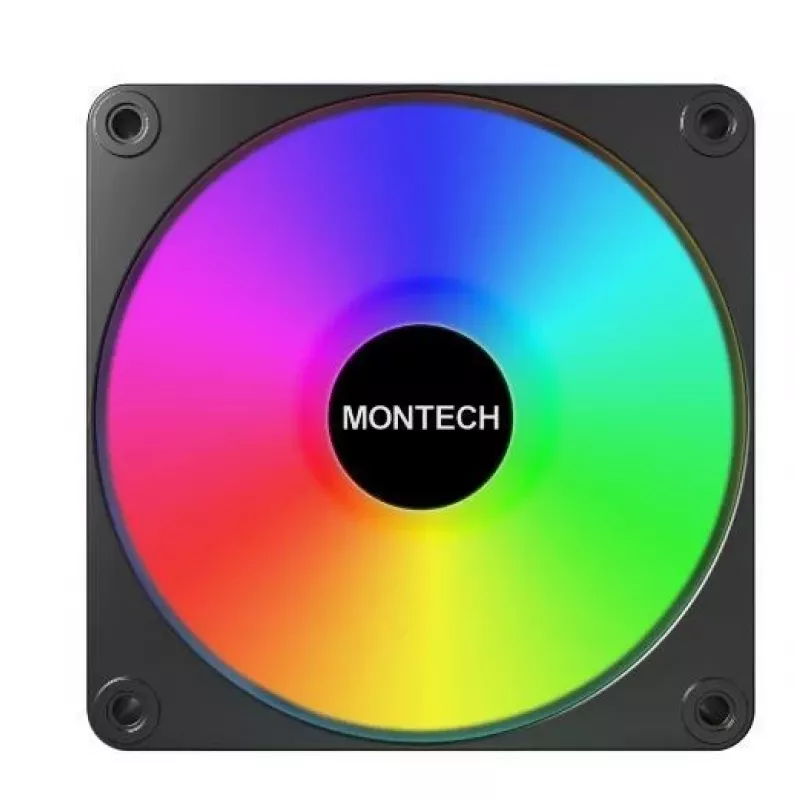 Módulo de ventoinha para caixa de computador Montech GF120R V2 ARGB 12 cm preto 1 unid.