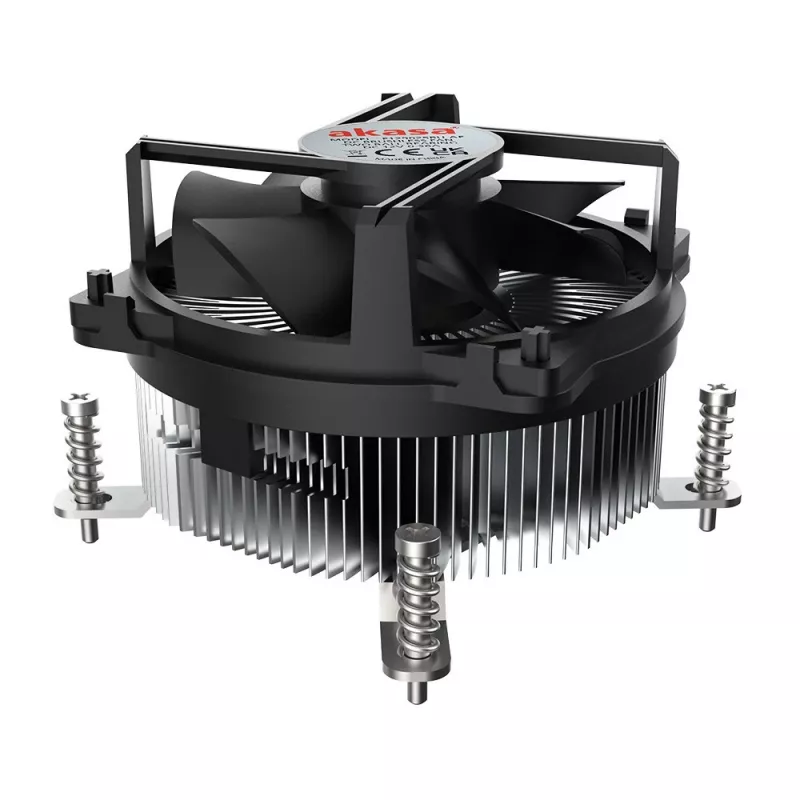 Dissipador híbrido Akasa Intel LGA1700 para processador 9 cm alumínio, preto 1 unid.
