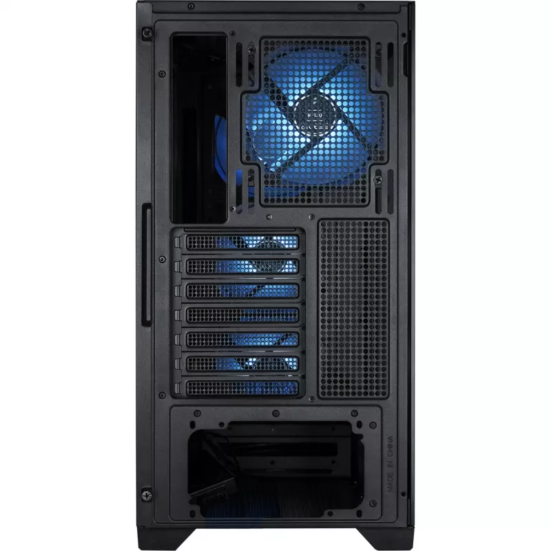 Caixa de PC Silentware Flow 110 A-RGB preto — caixa mid-tower, painel lateral em vidro temperado
