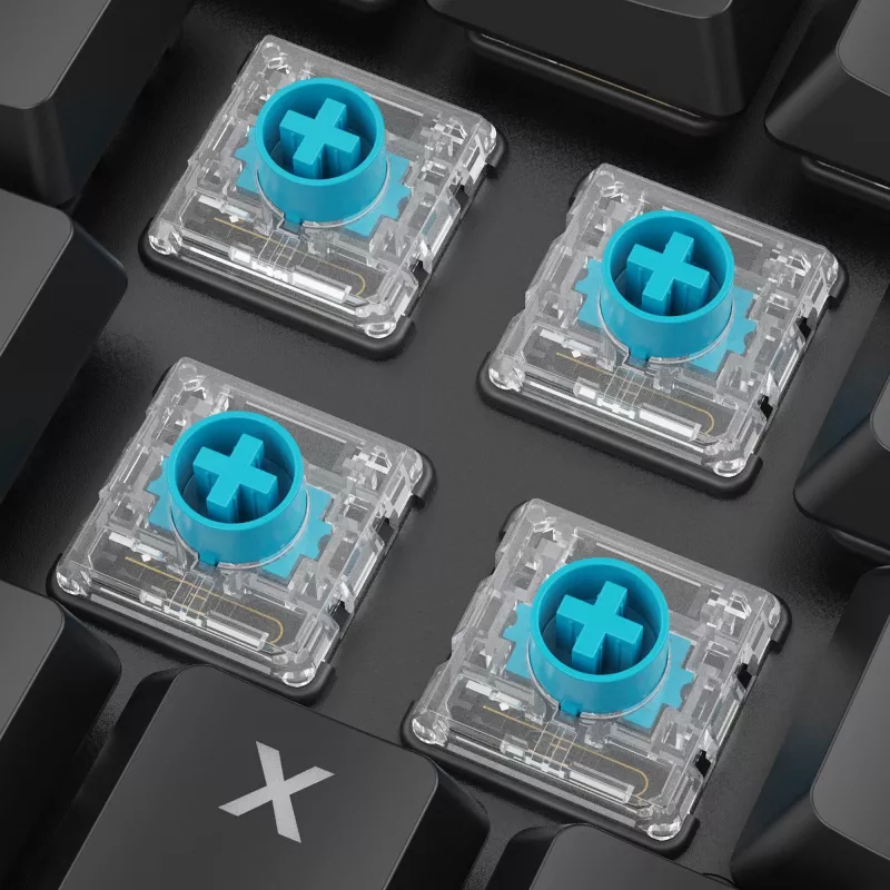 Teclado Sharkoon PureWriter W65 Gaming RF sem fios QWERTZ Alemão preto