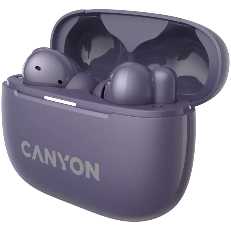 Auscultadores e headset Canyon CNS-TWS10PL True Wireless Stereo (TWS) In-Ear para chamadas/música/desporto/dia a dia USB Type-C Bluetooth Violeta (CNS-TWS10PL)