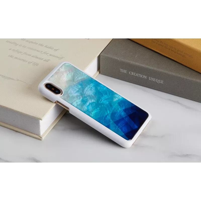Capa para smartphone iKins para iPhone XS/S blue lake white