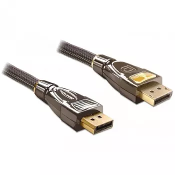Cabo DisplayPort DeLOCK 82770 1 m preto castanho
