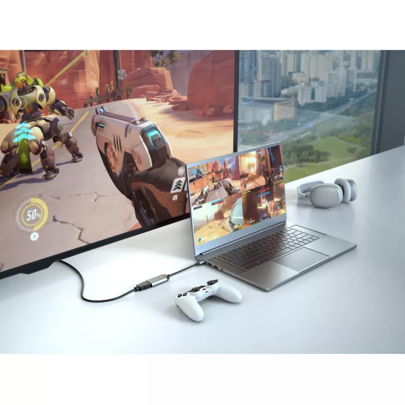 HYPER HD-H8K USB Type-C HDMI Aço inoxidável