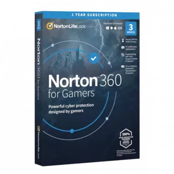 Norton 360 For Gamers | 3 dispositivos | 1 ano | 50 GB de armazenamento na nuvem | UE | NON SUB |