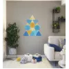 Painéis LED triangulares Nanoleaf NL47-0002TW-9PK — conjunto de 9 painéis de parede RGB, alimentação elétrica, branco