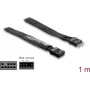 Delock cabo de extensão de fita HD Audio, header de 9 pinos macho para fêmea, 1 m, preto