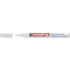 Marcador permanente ponta pincel Edding 751 branco 10 unidades