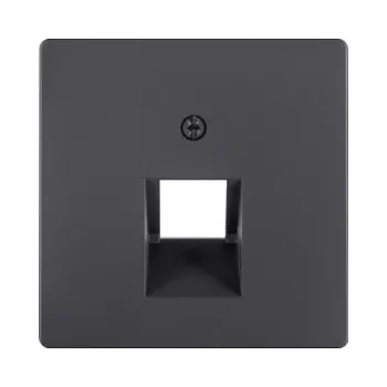 Berker 14076086 Peça central para tomada UAE Q.1/Q.3, antracite, pack de 10