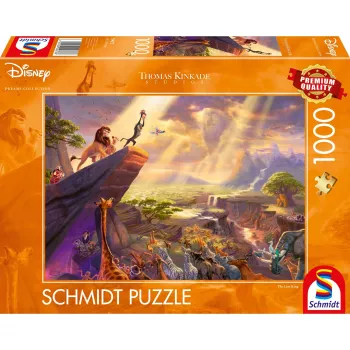 Thomas Kinkade Studios: Disney Dreams Collection - O Rei Leão, puzzle 1000 peças