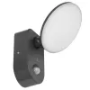 Luminária de parede LED MACLEAN MCE367 com sensor PIR, luminária de parede exterior com detetor de movimento