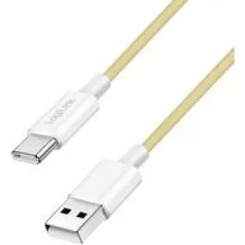 Cabo LogiLink USB 2.0 Type-C C/M para A/M 60W amarelo 1,5 m