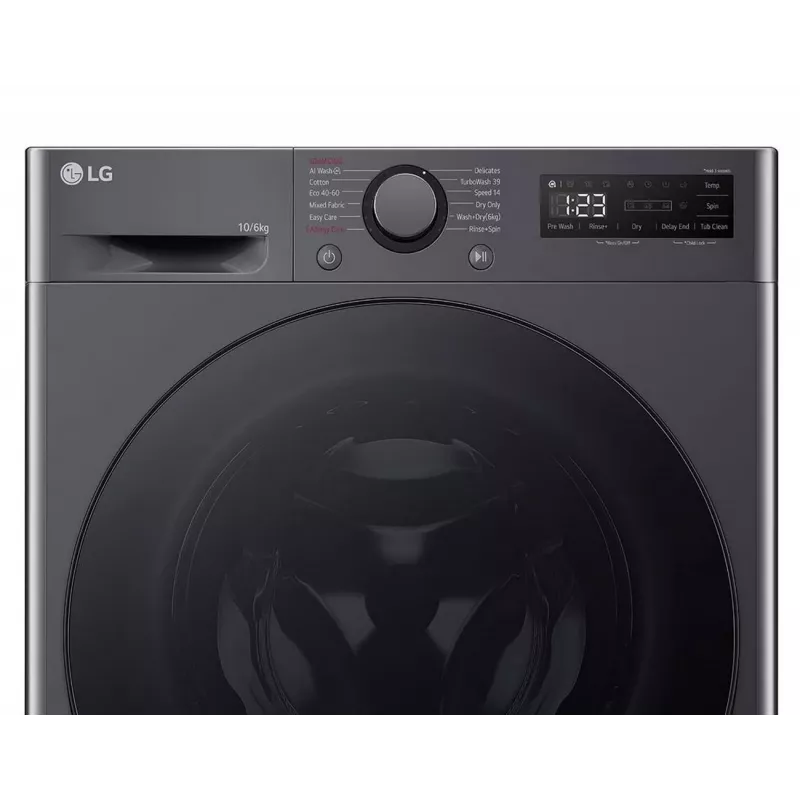 LG F4DR510S2M Máquina de lavar e secar 10 kg / 6 kg 1400 rpm preta