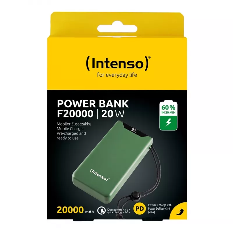 Powerbank Intenso 7332057 polímero de lítio (LiPo) 20000 mAh verde