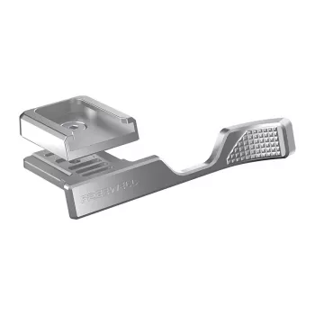 Suporte de polegar Cold Shoe Freewell FW-FU-XTGS para Fuji X100VI, prateado, suporte de montagem de acessórios para câmara