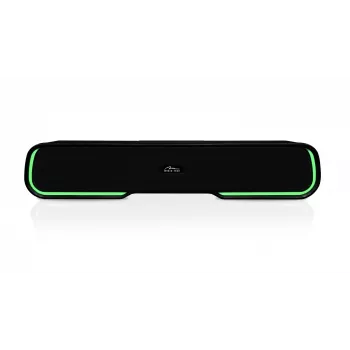 Altifalante MEDIA‑TECH Phantom MT3180 Soundbar 450W RMS, 80W alimentado por bateria, Bluetooth, com fios e sem fios, preto