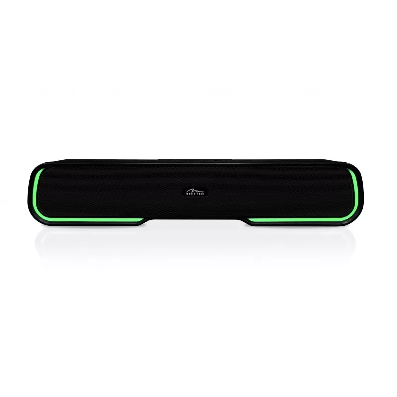 Altifalante MEDIA‑TECH Phantom MT3180 Soundbar 450W RMS, 80W alimentado por bateria, Bluetooth, com fios e sem fios, preto