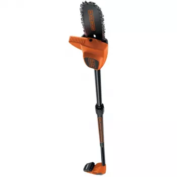 Motosserra de vara Black & Decker GPC1820L20, bateria incorporada de 18V 2Ah, lâmina de 20 cm, 3,7 kg