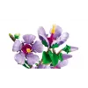 Conjunto de construção LEGO Botanical Hibiscus Flower 10372 – 660 peças, modelo de exposição, 250×360×130 mm