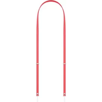 Correia de transporte Apple Crossbody Strap Bright Guava — material PET, comprimento 2,08 m, vermelho