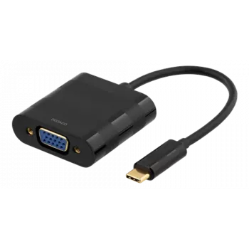 Adaptador de cabo de vídeo Deltaco USBC-1098