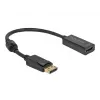 Adaptador DisplayPort 1.2 macho para HDMI fêmea 4K DeLOCK 63559