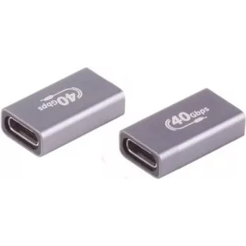 Conector macho USB-C ShiverPeaks 13-60003 40 Gbit/s caixa metálica, porta de dados/carregamento unilateral
