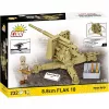 Cobi kit de modelo de blocos de construção 8,8-cm-Flak 18 – 232 peças, escala 1:35