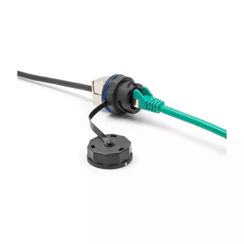 DeLOCK 67050 Tampa de proteção para tomadas fêmeas RJ45, IP68, preto