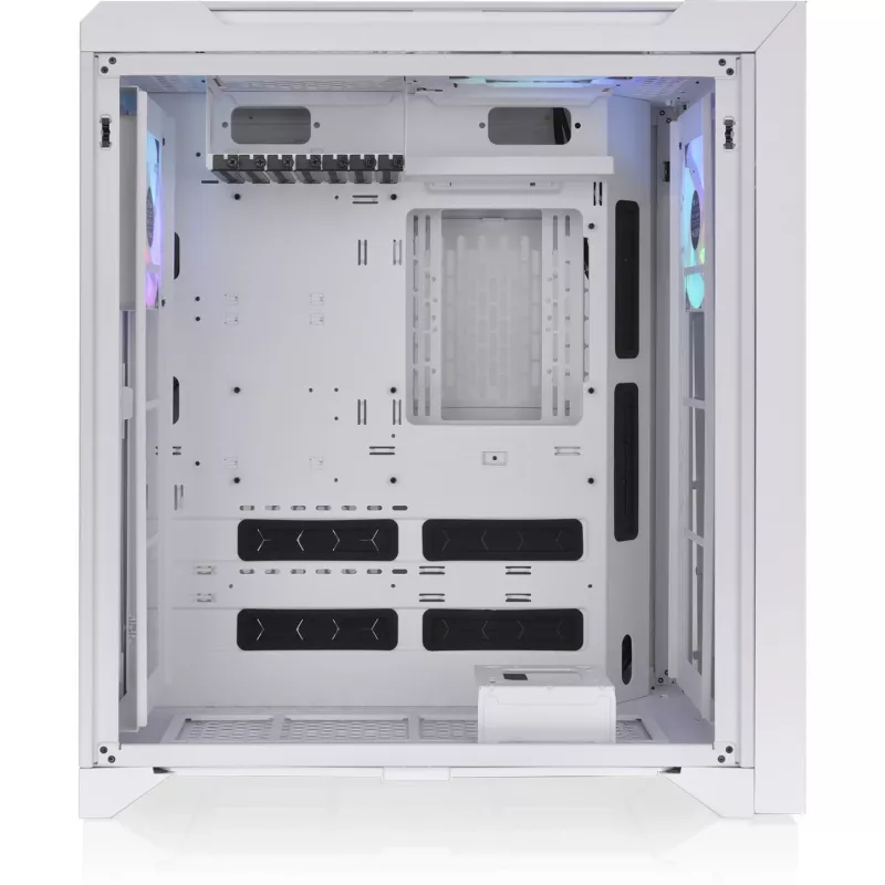 CTE C700 TG ARGB Snow, Caixa Torre Branca, vidro temperado