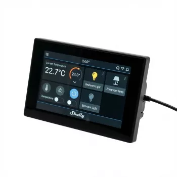 Central de controlo Shelly Wall Display XL 10,1 polegadas WiFi Bluetooth — ecrã de parede para casa inteligente