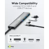 Hub USB slim de 4 portas Goobay USB-C para/USB-A 5 Gbit/s - -Plug> 1x (76562)