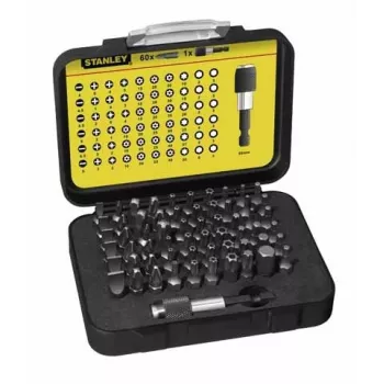 Conjunto de pontas para chave de fendas Stanley 1-13-902 60 peças