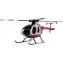Amewi Helicóptero RC MD500 Bateria Li-Po 350mAh Prateado/Vermelho (25354)