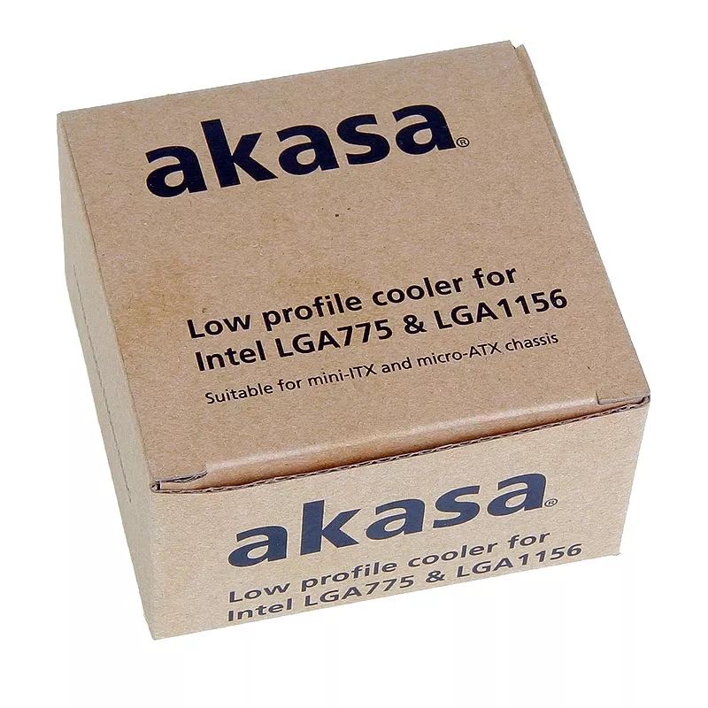 Sistema de refrigeração para computador Akasa AK-CCE-7106HP arrefecedor de processador preto, prateado