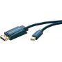 ClickTronic 70737 1 m DisplayPort Mini DisplayPort azul Cabo DisplayPort (70737)