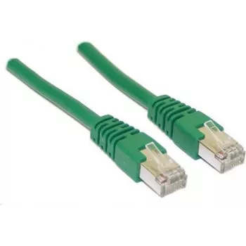 Cabo de rede Goobay CAT 5e Patch, F/UTP, verde, 0,25 m - mistura de cobre CCA (68619)