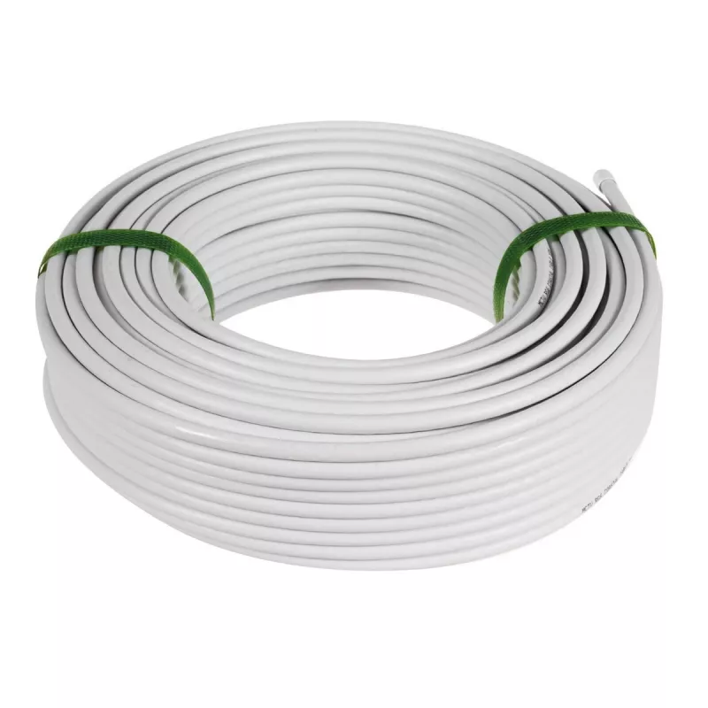 Cabo coaxial Maclean MCTV-471 RG-6/U 50 m branco