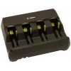 Carregador para dispositivo móvel Zebra SAC3600-4001CR leitor de códigos de barras preto AC interior