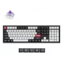 Teclado mecânico Keychron Q6H-M1 sem fios RGB Carbon preto