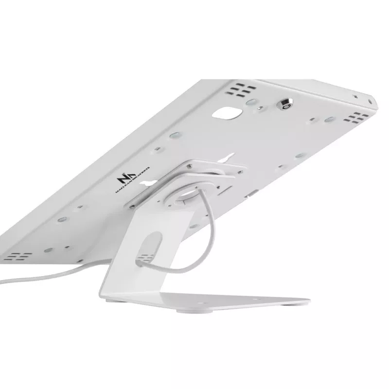 Suporte de mesa MACLEAN MC-909W ajustável em altura branco para tablets e dispositivos