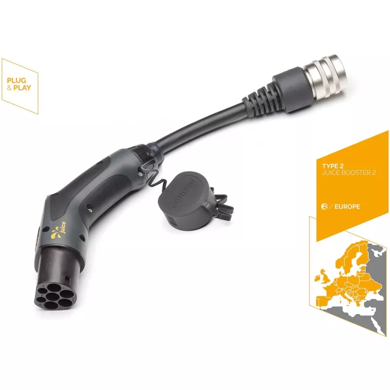 Acessório para estações de carregamento de veículos elétricos Juice Technology EA-JCT2 preto