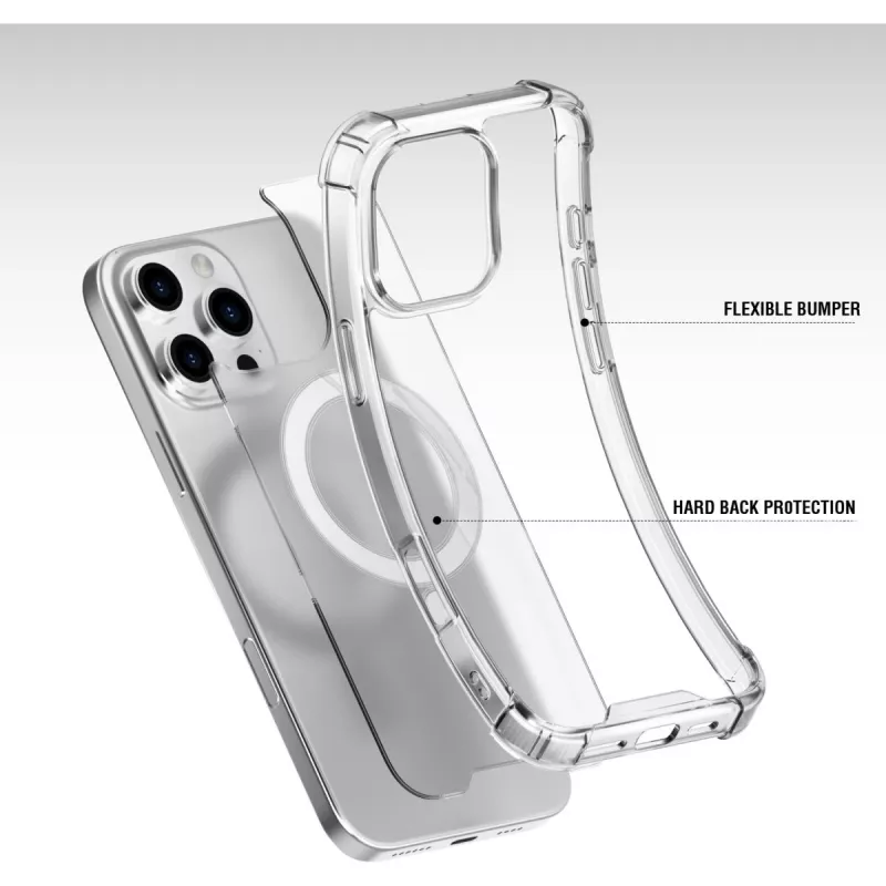 Capa Híbrida 4smarts Ibiza para Apple iPhone 16 Pro Max Compatível com MagSafe