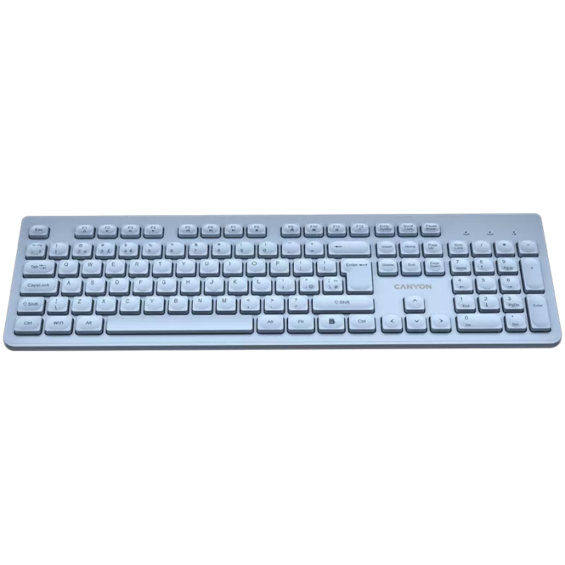 Teclado CANYON HKB-W01 UK/US AAA sem fios azul