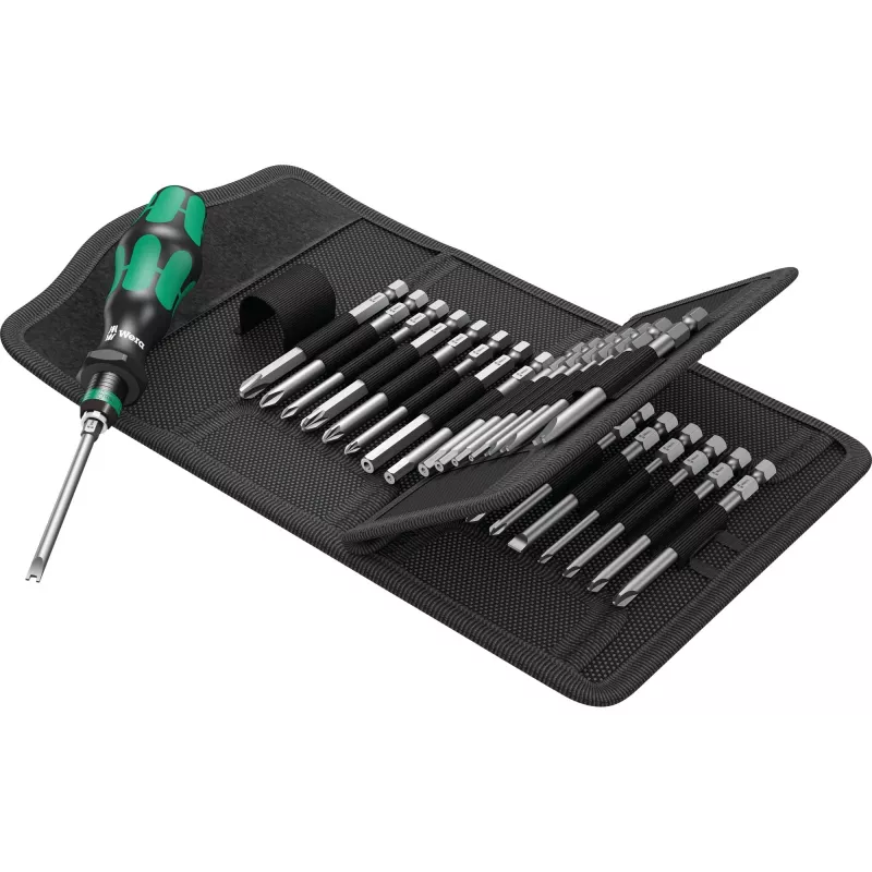 Conjunto de chaves de fendas combinadas Wera Kraftform compact 62